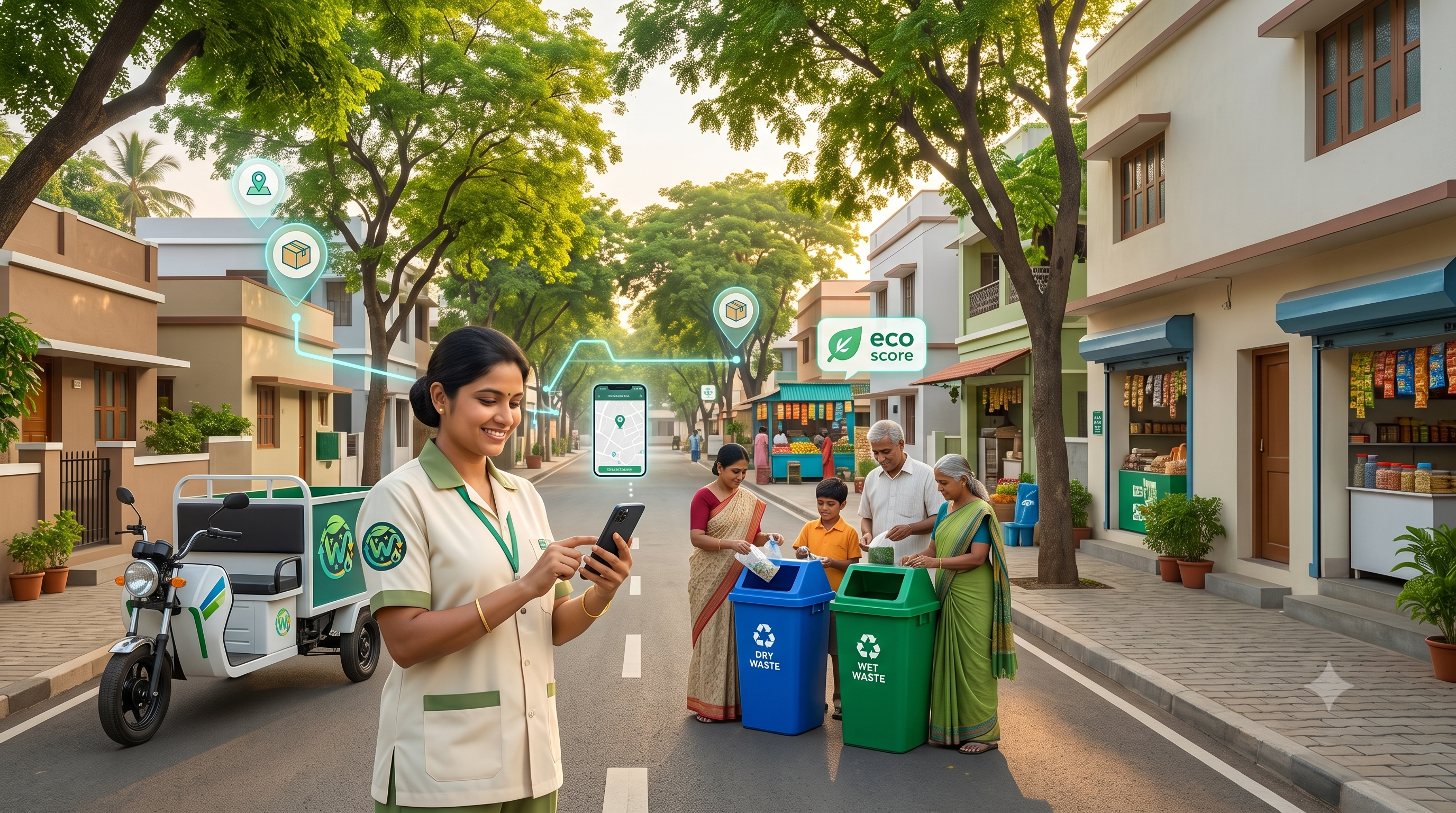 Smart Waste Management in Small Cities